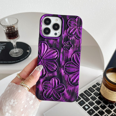 LuxuryKase Back Cover for Apple iPhone 14 Pro Max(Purple)