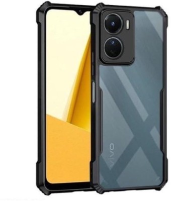 S-Line Back Cover for Vivo V29E, Exclusive HD Clear Flexible Transparent Case(Black, Pack of: 1)
