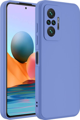 Artistque Back Cover for Mi Redmi Note 10 Pro(Blue, Flexible, Silicon, Pack of: 1)