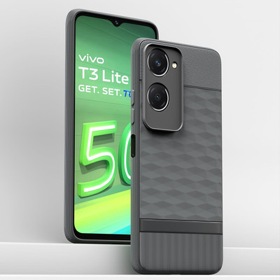 My Thing! Back Cover for Vivo T3 Lite 5G, IQOO Z9 Lite 5G, Vivo Y18, Vivo Y18e(Grey, Puffer, Pack of: 1)