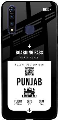 QRIOH Punjab City Glass Back Cover for Vivo Z1 Pro