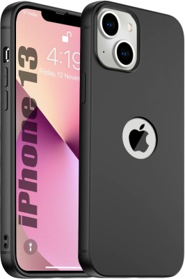 Enflamo Back Cover for Apple iPhone 13(Black, Flexible, Silicon, Pack of: 1)