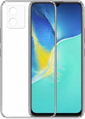 Case Club Back Cover for vivo Y01A(Transparent, Dual Protection, Silicon, Pack of: 1)