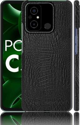 CASE CREATION Back Cover for Poco C55(Black, Hard Case, Pack of: 1)