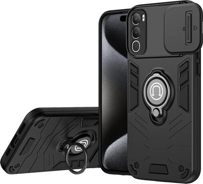 YUWOO Back Cover for vivo Y29 5G(Black, Shock Proof, Pack of: 1)