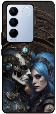 leeon Back Cover for vivo v27 pro 5g(Black, Dual Protection, Pack of: 1)