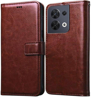 Casotec Back Cover for Oppo Reno8 5G(Brown, Silicon, Pack of: 1)