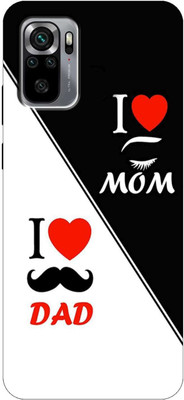Kotuku Back Cover for Redmi Note 10s Mom Dad Love, Mom&Dad Love Back Cover(Multicolor, Flexible, Silicon, Pack of: 1)