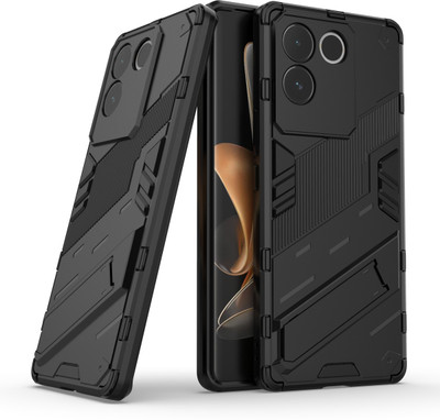 Mobile Mart Back Cover for Vivo T2 Pro 5G(Black, Camera Bump Protector, Pack of: 1)