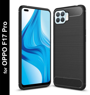 SRT Back Cover for Oppo F17 Pro(Black, Pack of: 1)