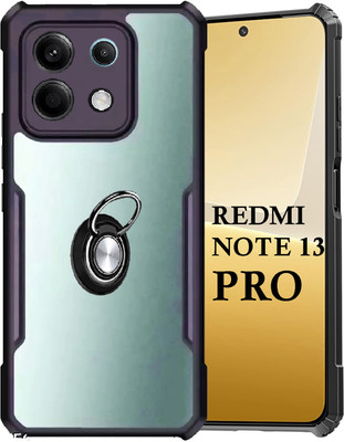 INSTYLE Back Cover for Mi Redmi Note 13 PRO 5G(Black, Grip Case, Pack of: 1)