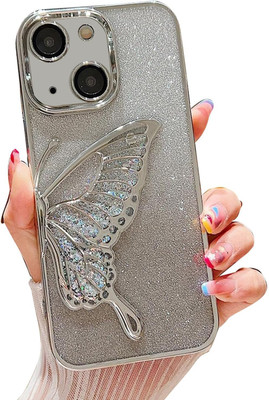 ZimniasO Back Cover for APPLE IPHON 15(Silver, Grip Case, Pack of: 1)