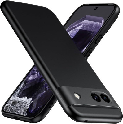 Wellchoice Back Cover for Google Pixel 8a 5G \r Google Pixel 8A\ Pixel 8a(Black, Camera Bump Protector, Pack of: 1)