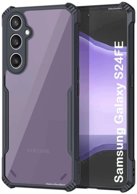 RCHJV Back Cover for SAMSUNG Galaxy S24 FE 5G(Black, Shock Proof, Pack of: 1)