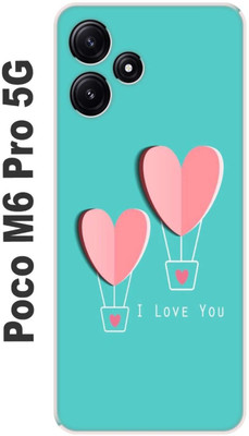 Vojica Back Cover for Poco M6 Pro 5G I Love You, Love Printed Back Cover(Multicolor, Flexible, Silicon, Pack of: 1)