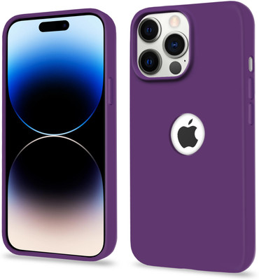 Pikkme Back Cover for iPhone 14 Pro Max(Purple, Grip Case, Pack of: 1)
