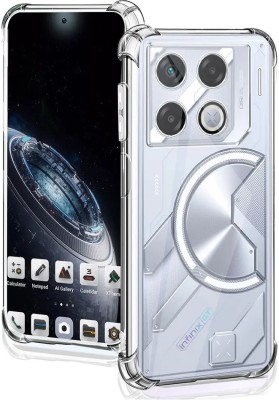 Caseline Back Cover for Infinix GT 20 Pro (BMTP)(Transparent, Grip Case, Silicon, Pack of: 1)