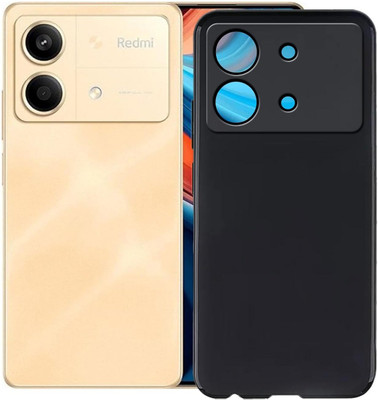 skyro Back Cover for Poco X6 Neo 5G(Black, Flexible, Pack of: 1)