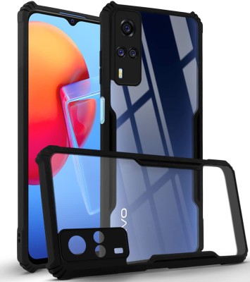 Kreatick Back Cover for vivo Y31 (2021), Eagle Back Cover Camera Protection 360 Degree Protection(Black, Shock Proof, Pack of: 1)