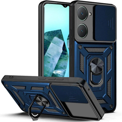 AIBEX Back Cover for Vivo Y28S 5G / iQOO Z9 Lite / Vivo T3 Lite / Vivo Y18 / Vivo Y18e / Vivo Y18i / Vivo Y18t(Blue, Rugged Armor, Pack of: 1)