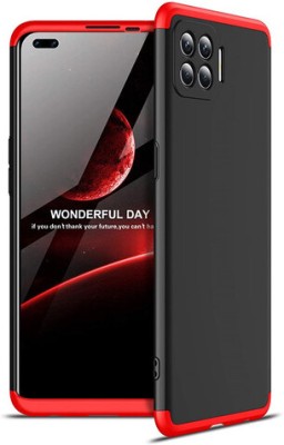 AKSP Back Cover for Full Body 3 in 1 Slim Double Dip Oppo f17 pro(Red, Black, Red, Dual Protection, Pack of: 1)
