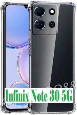 MOBIGENIX Back Cover for Infinix Note 30 5G(Transparent, Shock Proof, Silicon, Pack of: 1)