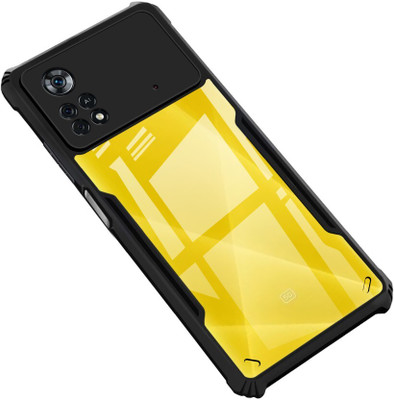 SRT Back Cover for Poco X4 Pro 5G(Black, Pack of: 1)