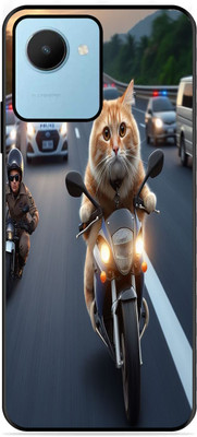 FAZAKA Back Cover for Realme C30 | C30S On Glossy Metal Phone Cover | RACING CATE(Multicolor, Dual Protection, Pack of: 1)