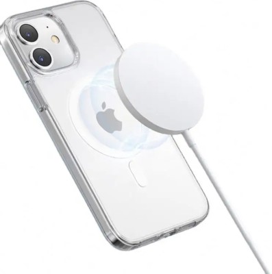 Gizzo Back Cover for Apple iPhone 12 Mini(White, Magsafe, Pack of: 1)