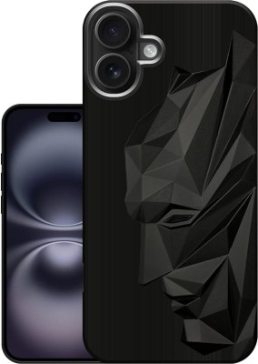 YoZoo Back Cover for Apple iPhone 16 Plus |Soft TPU Phone Case(Black, Grip Case, Silicon, Pack of: 1)