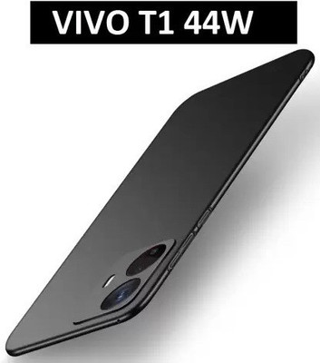 BRENZZ Back Cover for vivo T1 44W(Black, Shock Proof, Pack of: 1)