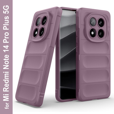 Zapcase Back Cover for Mi Redmi Note 14 Pro Plus 5G(Purple, 3D Case, Silicon, Pack of: 1)
