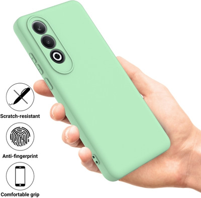 WellWell Back Cover for Oppo K12X 5G(Green, Grip Case, Silicon, Pack of: 1)