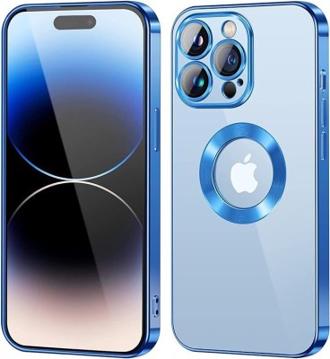 APTIVOS Back Cover for Apple iPhone 12 Pro Max Shock Proof CD Chrome Logo Case(Blue, Shock Proof, Pack of: 1)