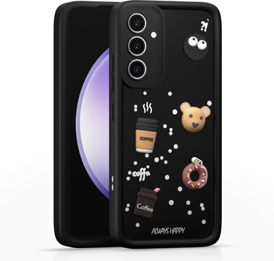 Pikkme Back Cover for Samsung Galaxy S23 FE 5G(Black, Hard Case, Silicon)