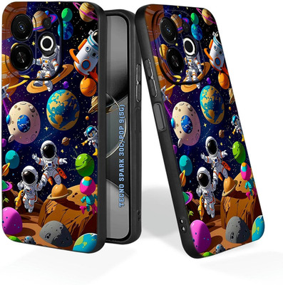 CLASSYPRINT Back Cover for Tecno Spark 30c / POP 9 5G(Black)