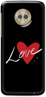 NDCOM Back Cover for Motorola Moto G6 Love Heart Printed(Multicolor, Hard Case, Pack of: 1)