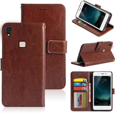 Wowcase Back Cover for Vivo V3 Max(Brown, Dual Protection, Pack of: 1)