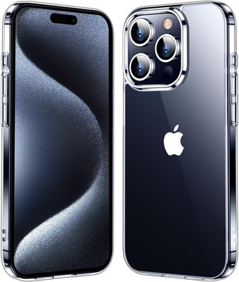 Spinzzy Back Cover for Apple iPhone 15 Pro Max(Transparent, Dual Protection, Pack of: 1)