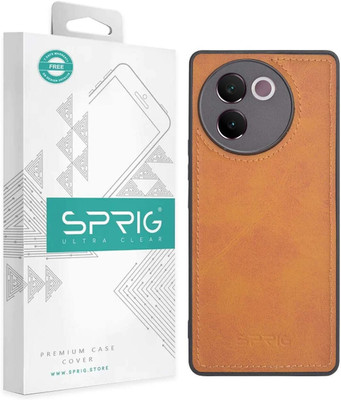 Sprig Back Cover for vivo v30e 5g(Brown, Matte Finish, Pack of: 1)