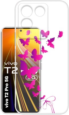 SNAZZY Back Cover for vivo T2 Pro 5G(Transparent, Grip Case, Silicon, Pack of: 1)