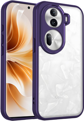 Cover Alive Back Cover for Oppo Reno 11 Pro 5G(Purple, Transparent, Camera Bump Protector, Pack of: 1)
