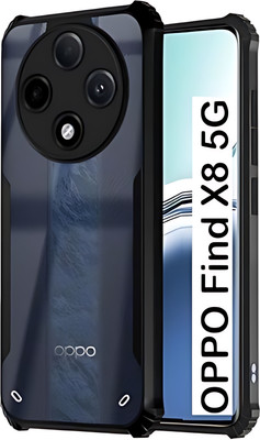 Techforce Back Cover for Oppo Find X8 5G(Transparent, Shock Proof, Pack of: 1)