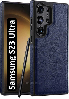Infinite Case Back Cover for Samsung Galaxy S23 Ultra 5G(Blue, Camera Bump Protector, Pack of: 1)