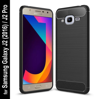 Zapcase Back Cover for Samsung Galaxy J2 - 2016, Samsung Galaxy J2 Pro(Black, Grip Case, Silicon, Pack of: 1)