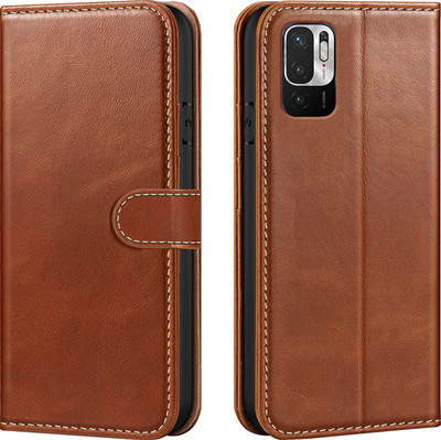 Forgive Back Cover for Redmi Note 10T 5G(Brown, Cases with Holder, Pack of: 1)