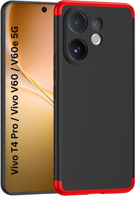 KWINE CASE Back Cover for Vivo V60 5G(Red, Dual Protection, Pack of: 1)