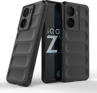 Micvir Back Cover for iQOO Z7 5G(Black, 3D Case, Silicon, Pack of: 1)