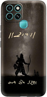 printwhiz Back Cover for Infinix Smart 6(Black)