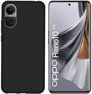 PrimeLike Back Cover for Oppo Reno10 Pro 5G / CPH2525(Black, Shock Proof, Silicon, Pack of: 1)